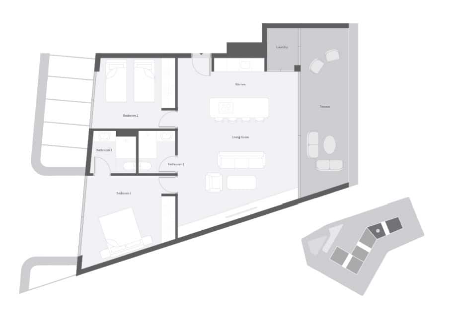 Apartamento de 2 habitaciones en Estepona en venta con piscina - 603.500 € (Ref: 8567150)
