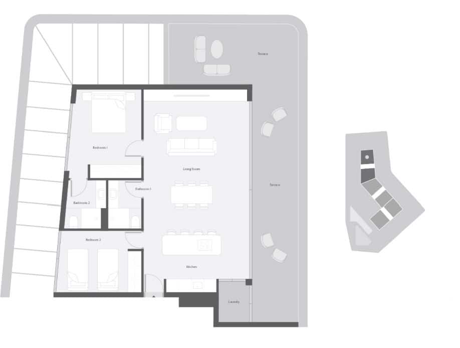 3 quarto Apartamento para venda em Estepona com piscina - 555 800 € (Ref: 8567151)