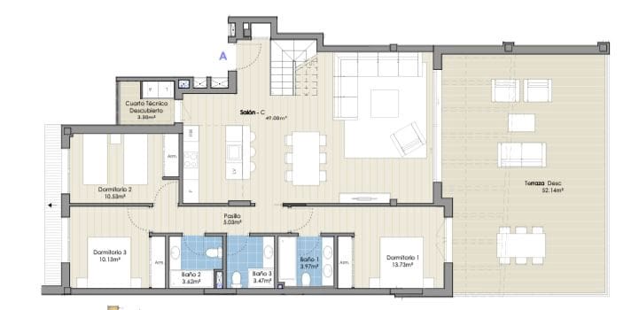 3 Zimmer Apartment zu verkaufen in Marbella mit Pool - 990.000 € (Ref: 8607071)