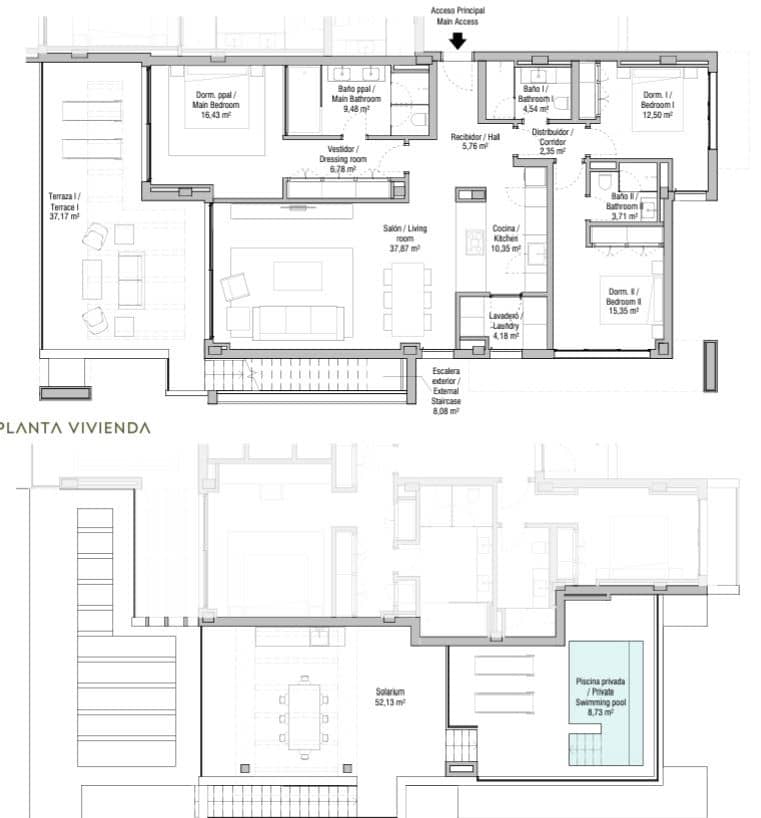 Apartamento de 4 habitaciones en Marbella en venta con piscina - 5.095.000 € (Ref: 8607074)