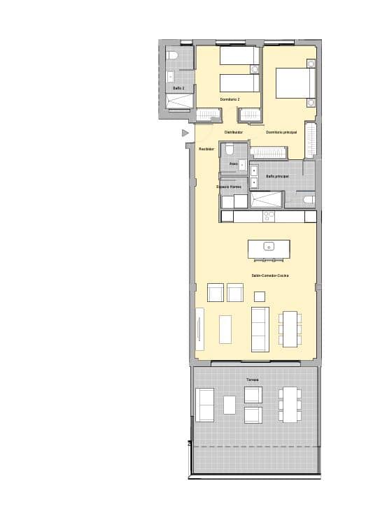 2 bedroom Apartment for sale in Estepona with pool - € 530,000 (Ref: 8744495)
