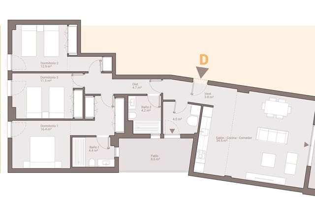 3 bedroom Apartment for sale in Marbella with pool - € 732,000 (Ref: 8769316)