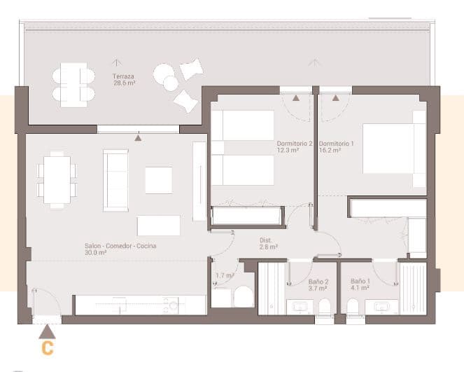 2 bedroom Apartment for sale in Marbella with pool - € 578,000 (Ref: 8769317)