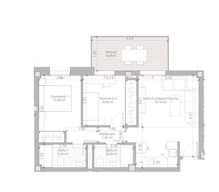 3 sypialnia Apartament na sprzedaż w Fuengirola z basenem - 361 200 € (Ref: 8785395)