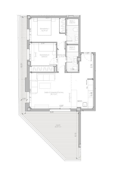 2 bedroom Apartment for sale in Fuengirola with pool - € 268,800 (Ref: 8785396)