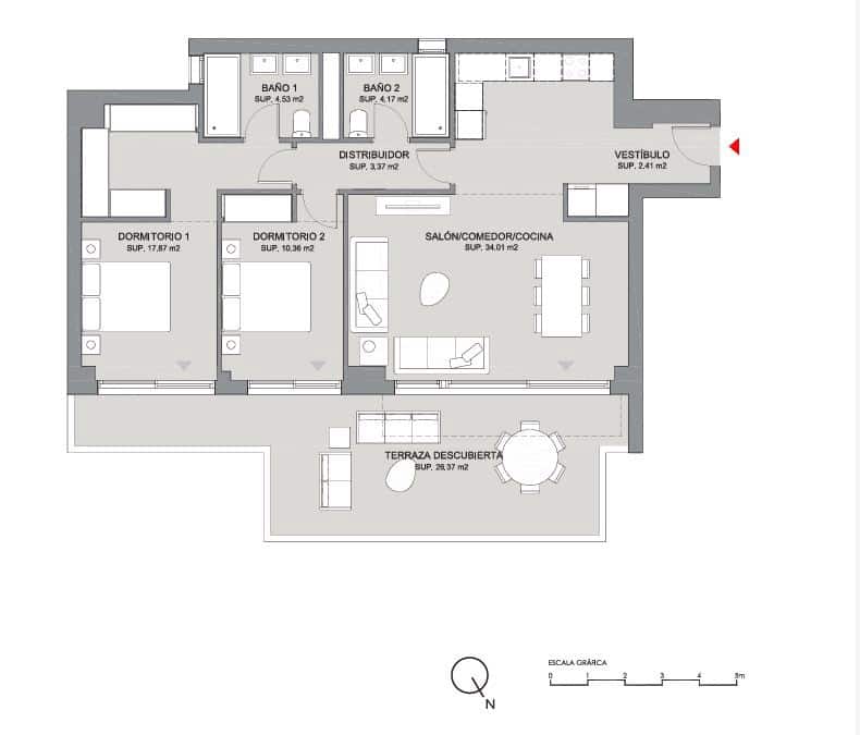 2 quarto Apartamento para venda em Mijas com piscina - 689 900 € (Ref: 8788635)