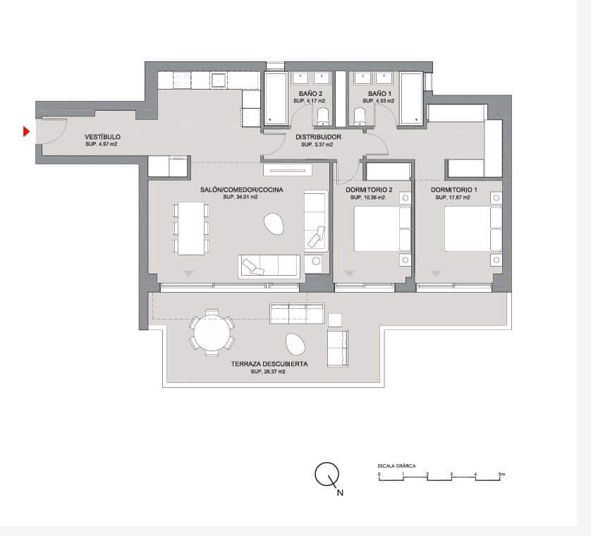 2 quarto Apartamento para venda em Mijas com piscina - 689 900 € (Ref: 8788635)