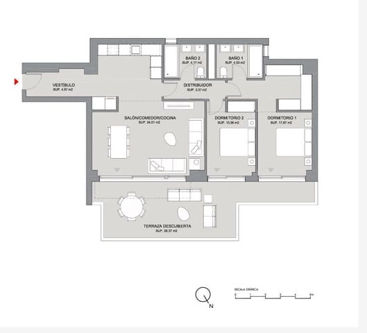 2 quarto Apartamento para venda em Mijas pueblo, Mijas com piscina - 689 900 € (Ref: 8788635)