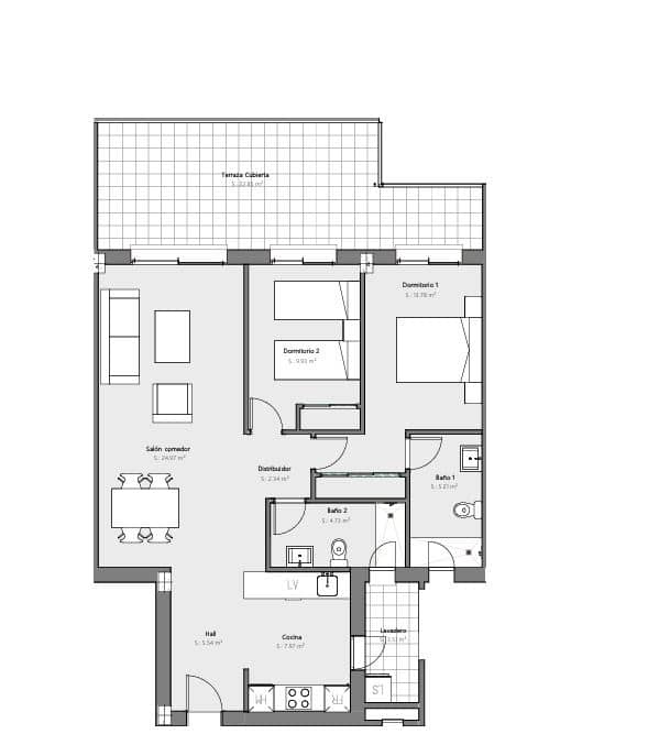 3 soverom Leilighet til salgs i Mijas med svømmebasseng - € 285 000 (Ref: 8840308)