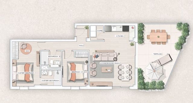 3 soverom Leilighet til salgs i Mijas pueblo, Mijas med svømmebasseng - € 890 000 (Ref: 8863337)