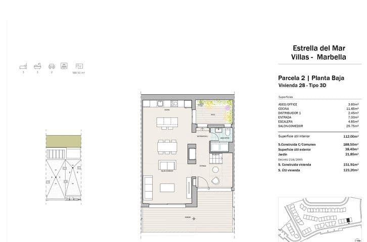 3 sypialnia Dom na sprzedaż w Marbella z basenem - 950 000 € (Ref: 8886814)