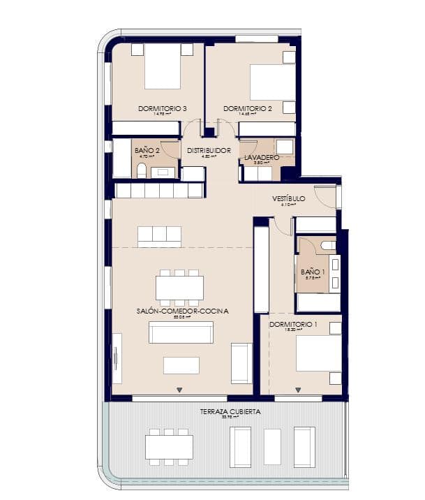 3 quarto Apartamento para venda em Estepona com piscina - 856 000 € (Ref: 8886823)