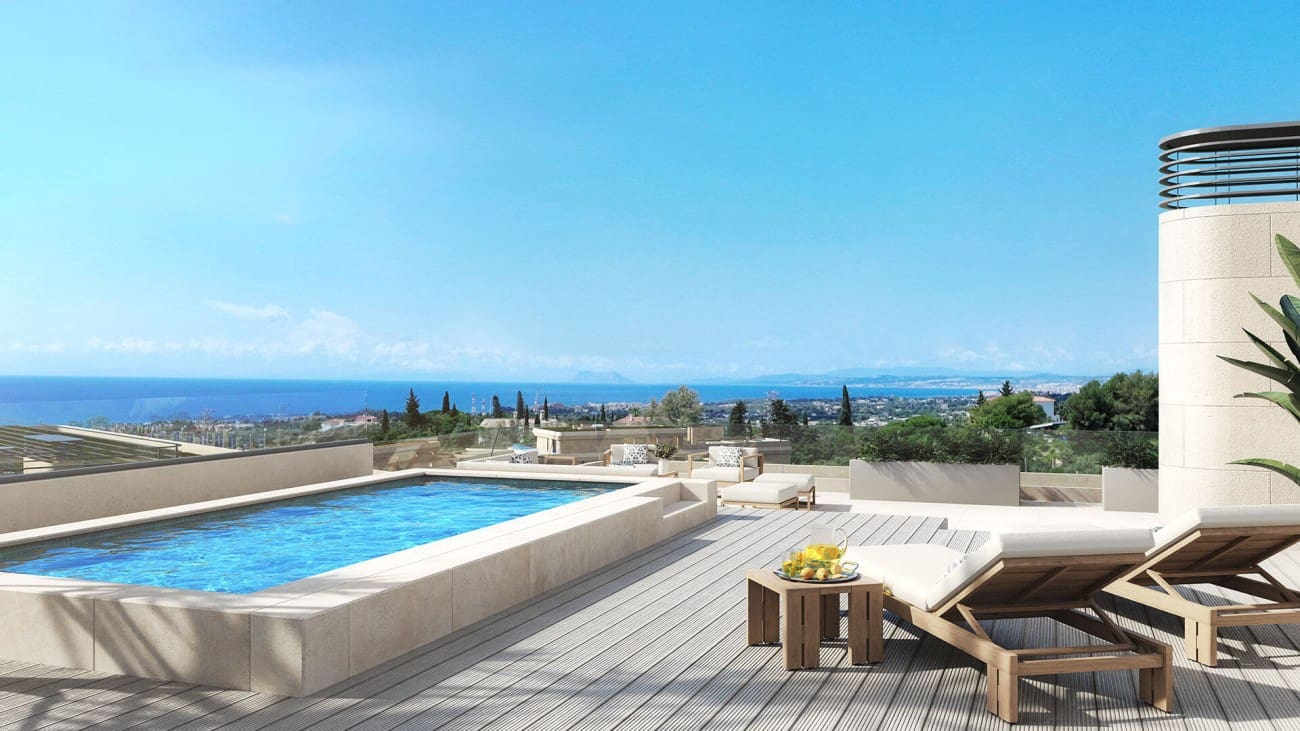 3 quarto Apartamento para venda em Estepona com piscina - 856 000 € (Ref: 8886823)