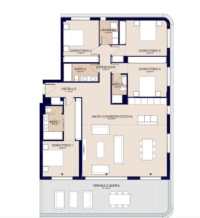 3 chambre Appartement à vendre à Estepona avec piscine - 608 000 € (Ref: 8886824)