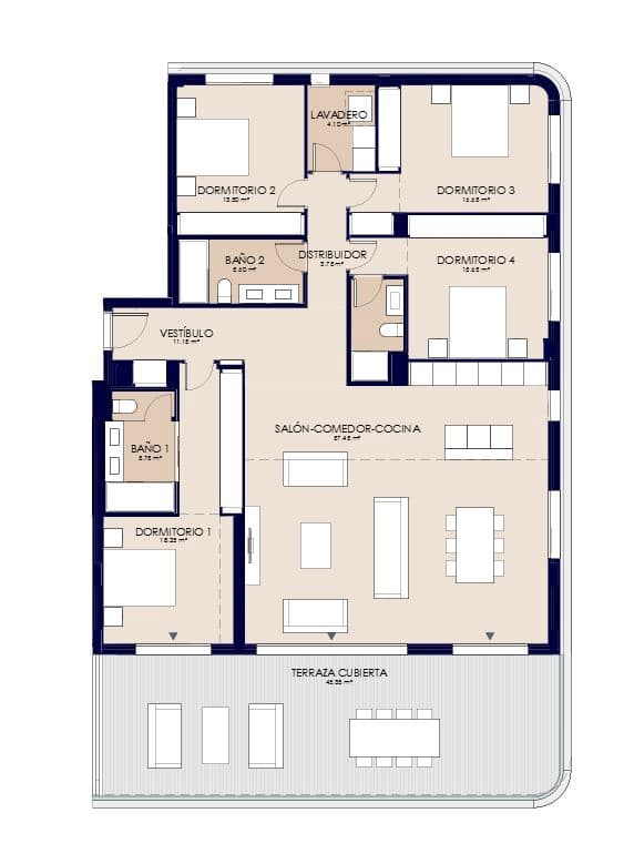 3 quarto Apartamento para venda em Estepona com piscina - 546 000 € (Ref: 8886825)