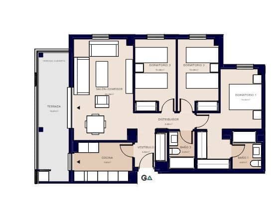 Apartamento de 1 habitación en Málaga ciudad en venta con piscina - 234.500 € (Ref: 9080800)