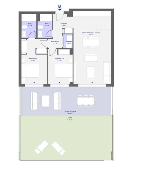 2 sypialnia Apartament na sprzedaż w Cancelada z basenem - 419 000 € (Ref: 9343818)