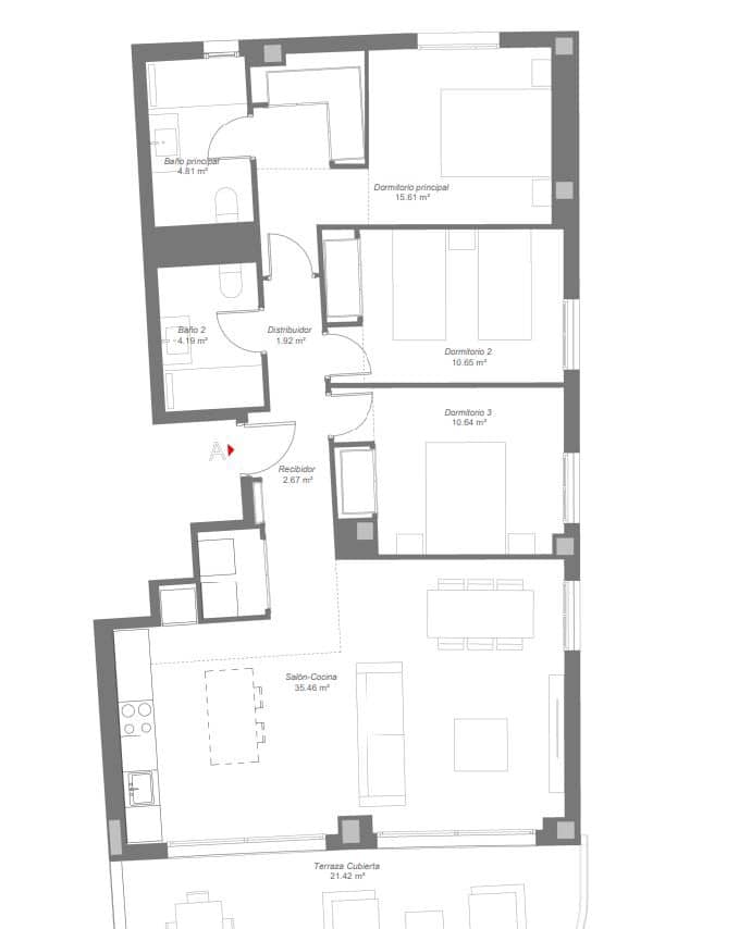 2 soverom Leilighet til salgs i Mijas med svømmebasseng - € 375 000 (Ref: 9343826)