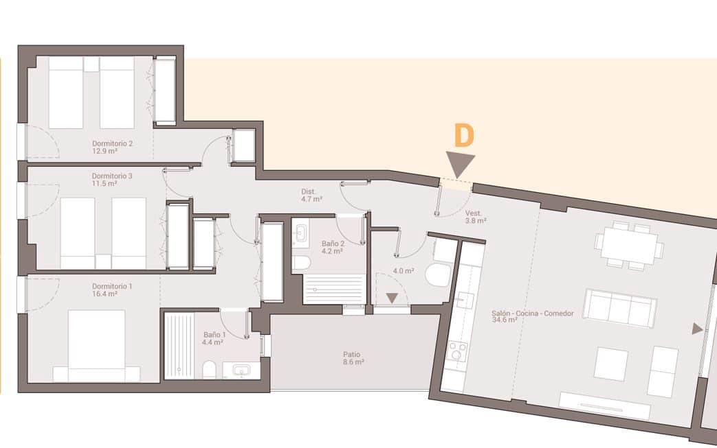 2 sypialnia Apartament na sprzedaż w Marbella z basenem - 440 000 € (Ref: 9354218)