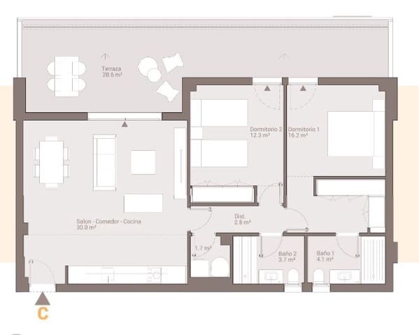 2 sypialnia Apartament na sprzedaż w Marbella z basenem - 440 000 € (Ref: 9354218)