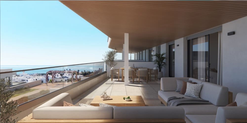 2 Zimmer Apartment zu verkaufen in Estepona mit Pool - 455.000 € (Ref: 9805047)