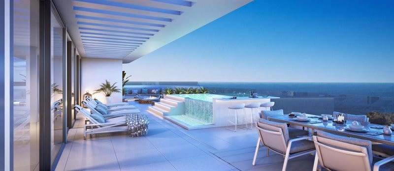 3 sovrum Takvåning till salu i Benalmadena med pool garage - 975 000 € (Ref: 3790033)