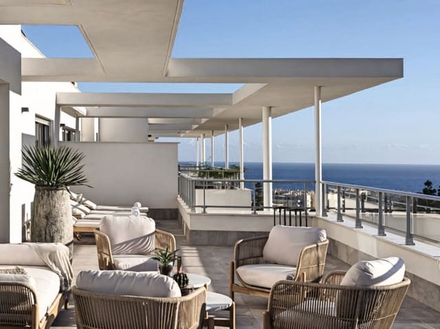 4 makuuhuone Kattohuoneisto myytävänä paikassa Mijas Costa, Mijas mukana uima-altaan 
autotalli - 773 200 € (Ref: 8736505)