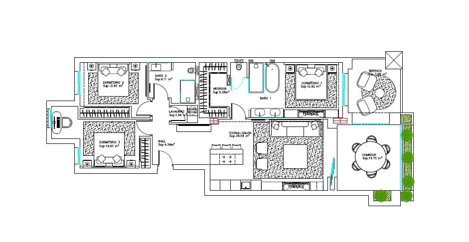 3 chambre Appartement à vendre à Estepona avec piscine garage - 2 395 000 € (Ref: 9494791)