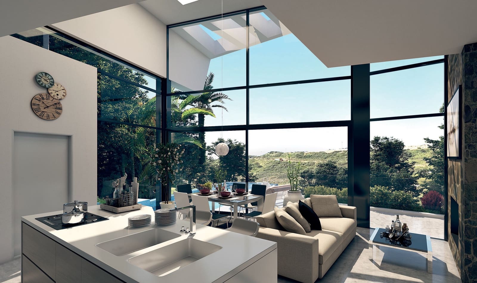 Chalet de 3 habitaciones en Estepona en venta con piscina garaje - 1.500.000 € (Ref: 9615236)