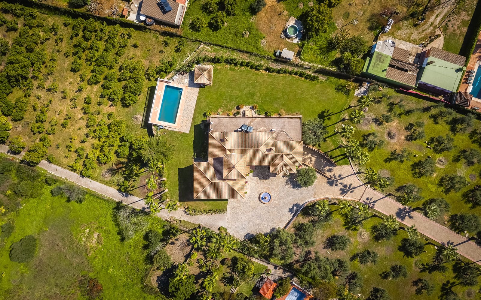 4 chambre Finca/Maison de Campagne à vendre à El Padron avec piscine garage - 2 250 000 € (Ref: 9694893)