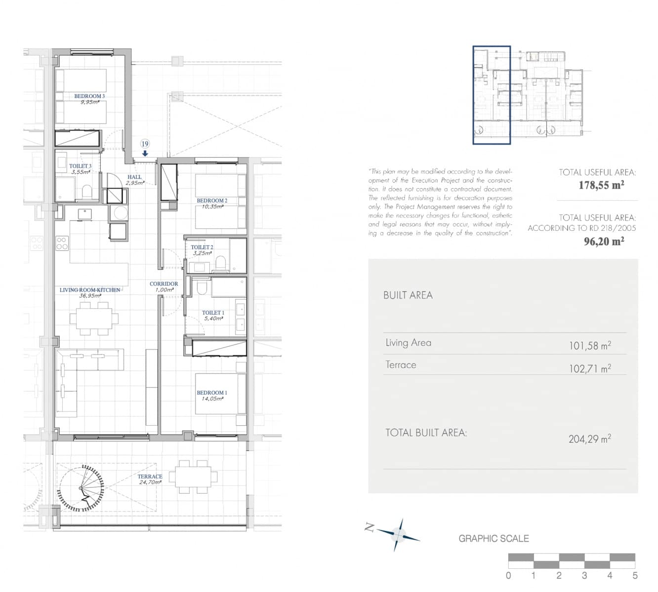 3 bedroom Penthouse for sale in Fuengirola with pool garage - € 699,000 (Ref: 9714628)
