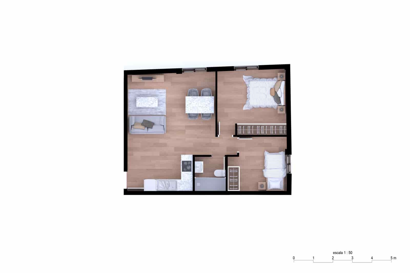 2 soveværelse Lejlighed til salg i Malaga by - € 296.100 (Ref: 9755559)