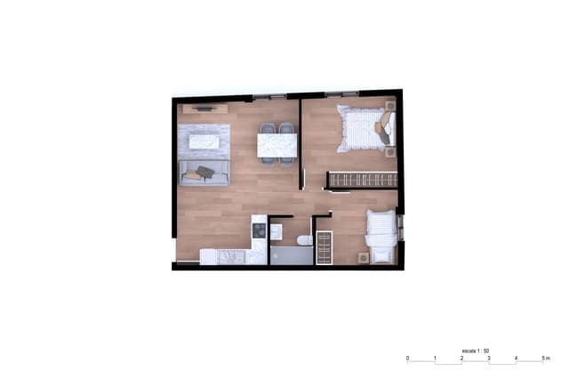 Apartamento de 2 habitaciones en Málaga ciudad en venta - 296.100 € (Ref: 9755559)