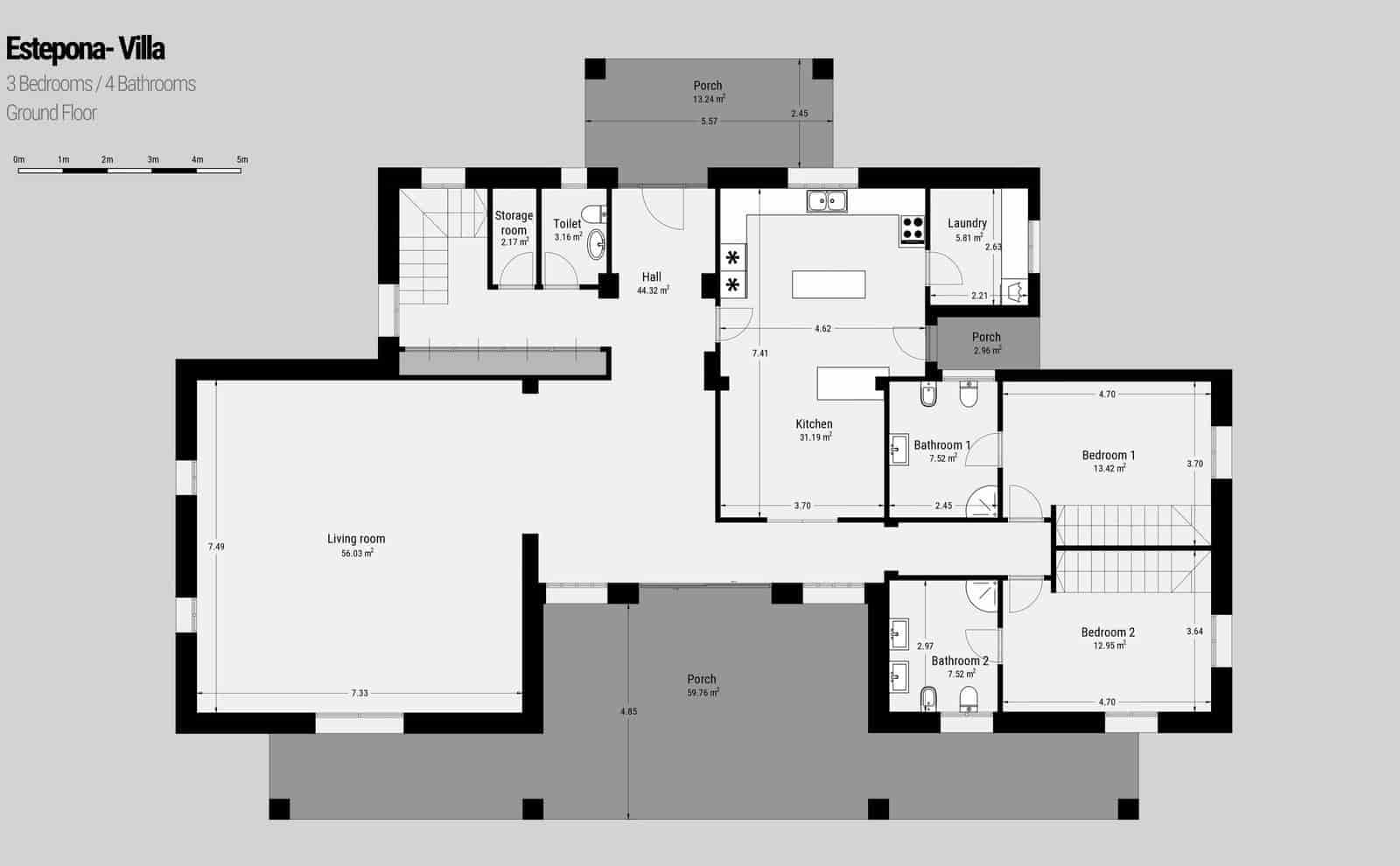 3 soveværelse Villa til salg i La Atalaya med swimmingpool garage - € 1.500.000 (Ref: 7512594)