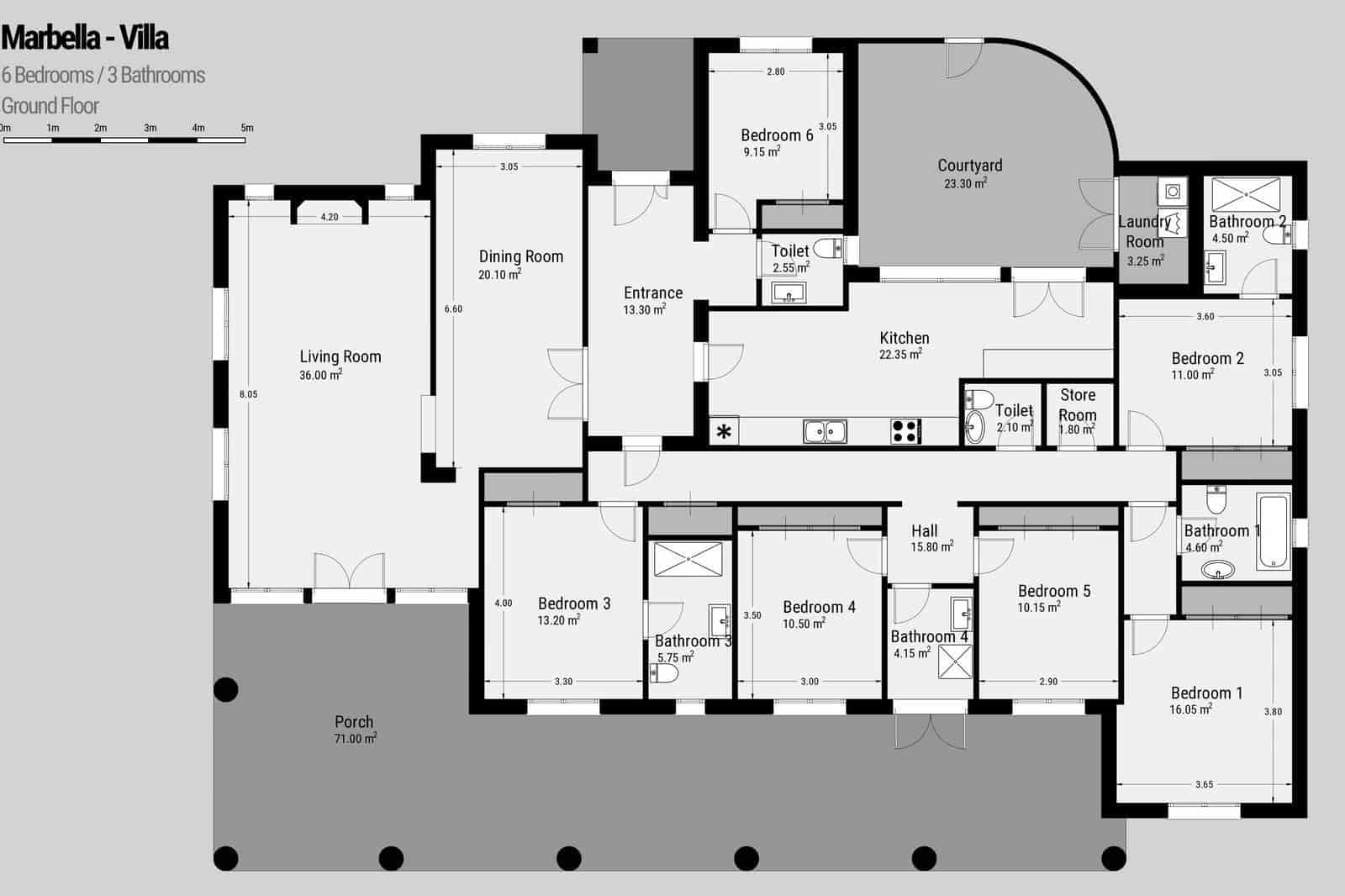 6 soveværelse Villa til salg i New Golden Mile med swimmingpool garage - € 1.300.000 (Ref: 8531162)