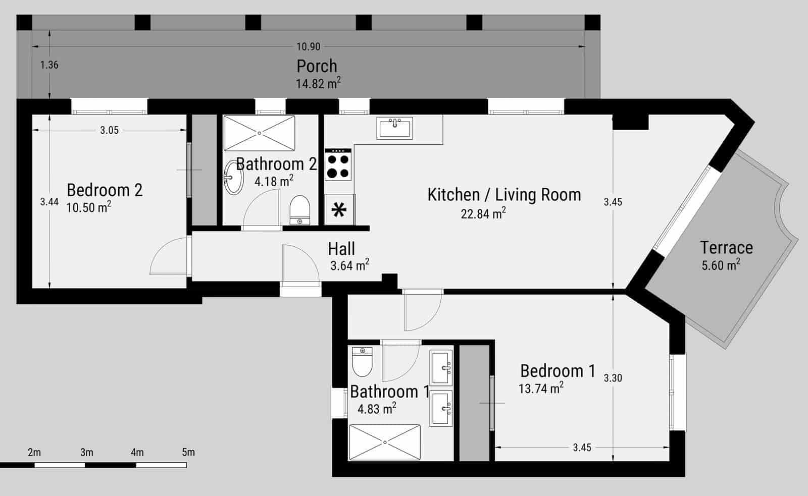 2 sypialnia Apartament przy plaży na sprzedaż w La Cala de Mijas z basenem garażem - 599 000 € (Ref: 9544456)