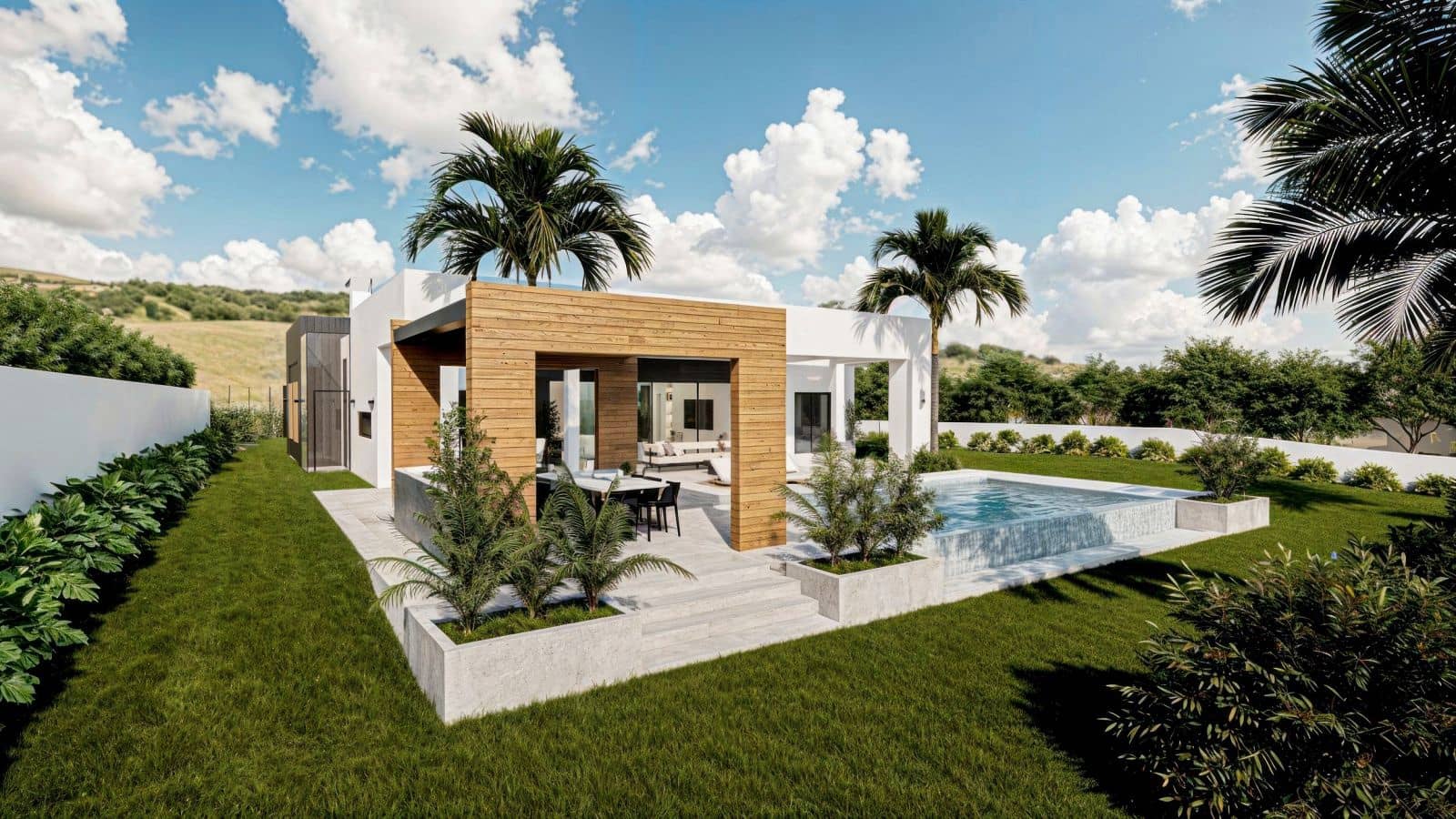 4 makuuhuone Huvila myytävänä paikassa La Cala Golf mukana uima-altaan 
autotalli - 1 284 000 € (Ref: 9789726)