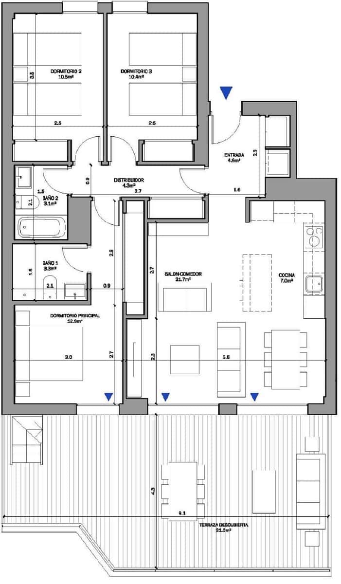 3 chambre Penthouse à vendre à Cancelada avec piscine garage - 520 000 € (Ref: 9850036)