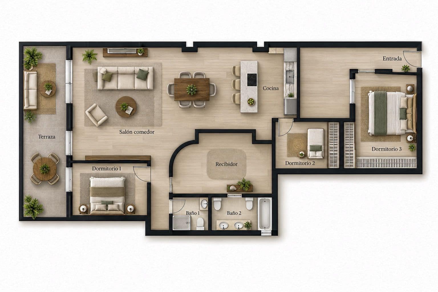 4 Zimmer Wohnung zu verkaufen in Barcelona Stadt - 850.000 € (Ref: 10094151)