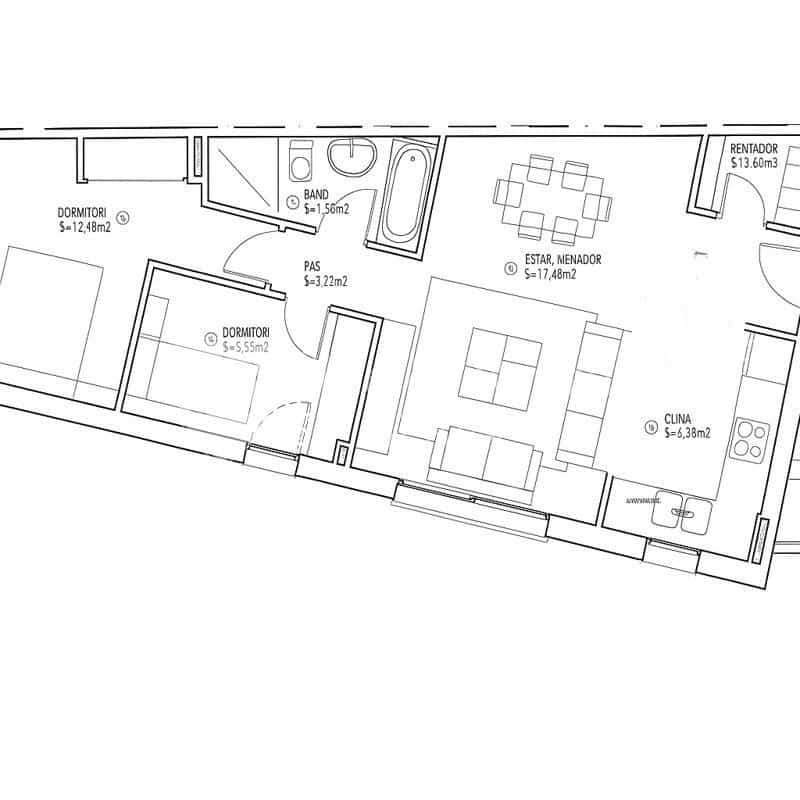 2 soveværelse Lejlighed til salg i Sant Feliu de Guixols - € 245.000 (Ref: 9564265)