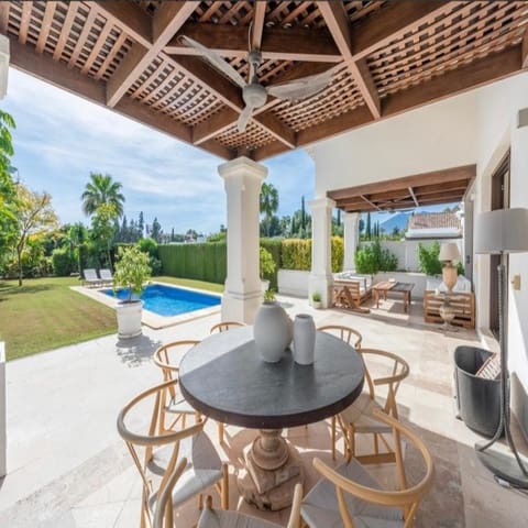 5 bedroom Villa for rent in Golden Mile, Marbella with pool garage - € 17,000 (Ref: 9628073)