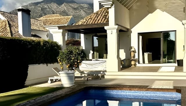 5 soverom Villa til leie i Golden Mile, Marbella med svømmebasseng garasje - € 17 000 (Ref: 9628073)