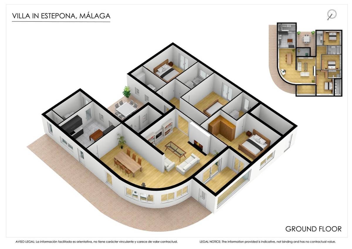 5 soverom Villa til salgs i Estepona med svømmebasseng garasje - € 2 400 000 (Ref: 9628081)