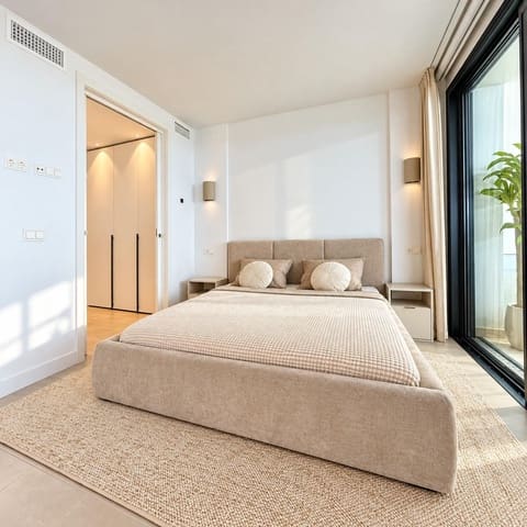 Apartamento de 2 habitaciones en Carvajal, Fuengirola en venta con piscina garaje - 945.000 € (Ref: 10148944)