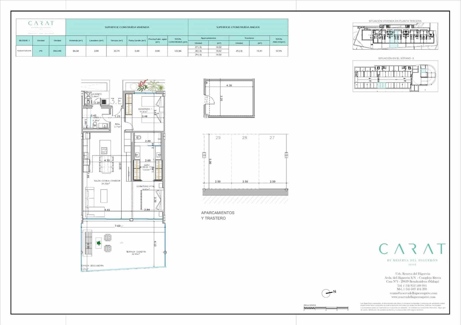 Apartamento de 2 habitaciones en Carvajal en venta con piscina garaje - 945.000 € (Ref: 10148944)