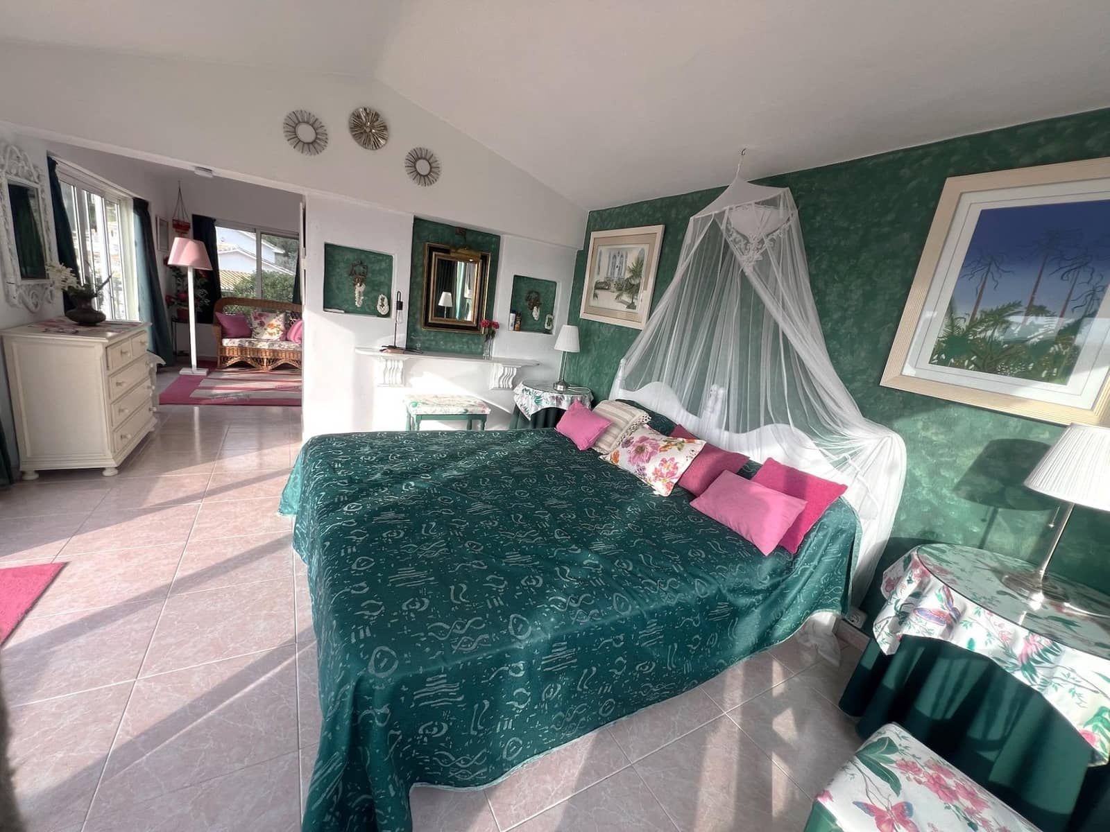 4 makuuhuone Huvila vuokrattavana paikassa Mijas mukana uima-altaan - 2 500 € (Ref: 9637786)