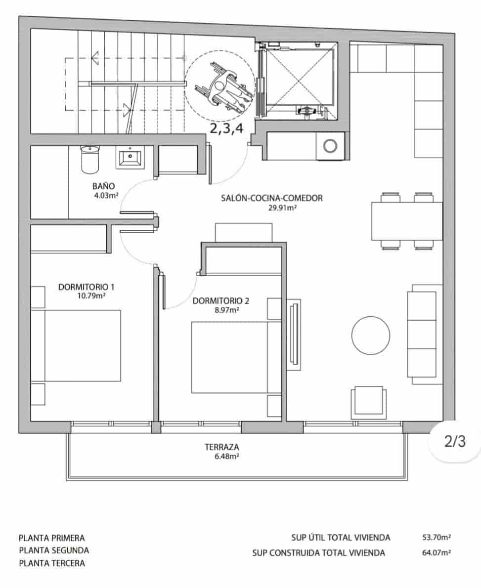2 bedroom Apartment for sale in Fuengirola - € 349,000 (Ref: 9876614)