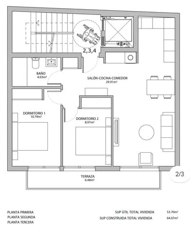 2 bedroom Apartment for sale in Fuengirola - € 349,000 (Ref: 9876614)