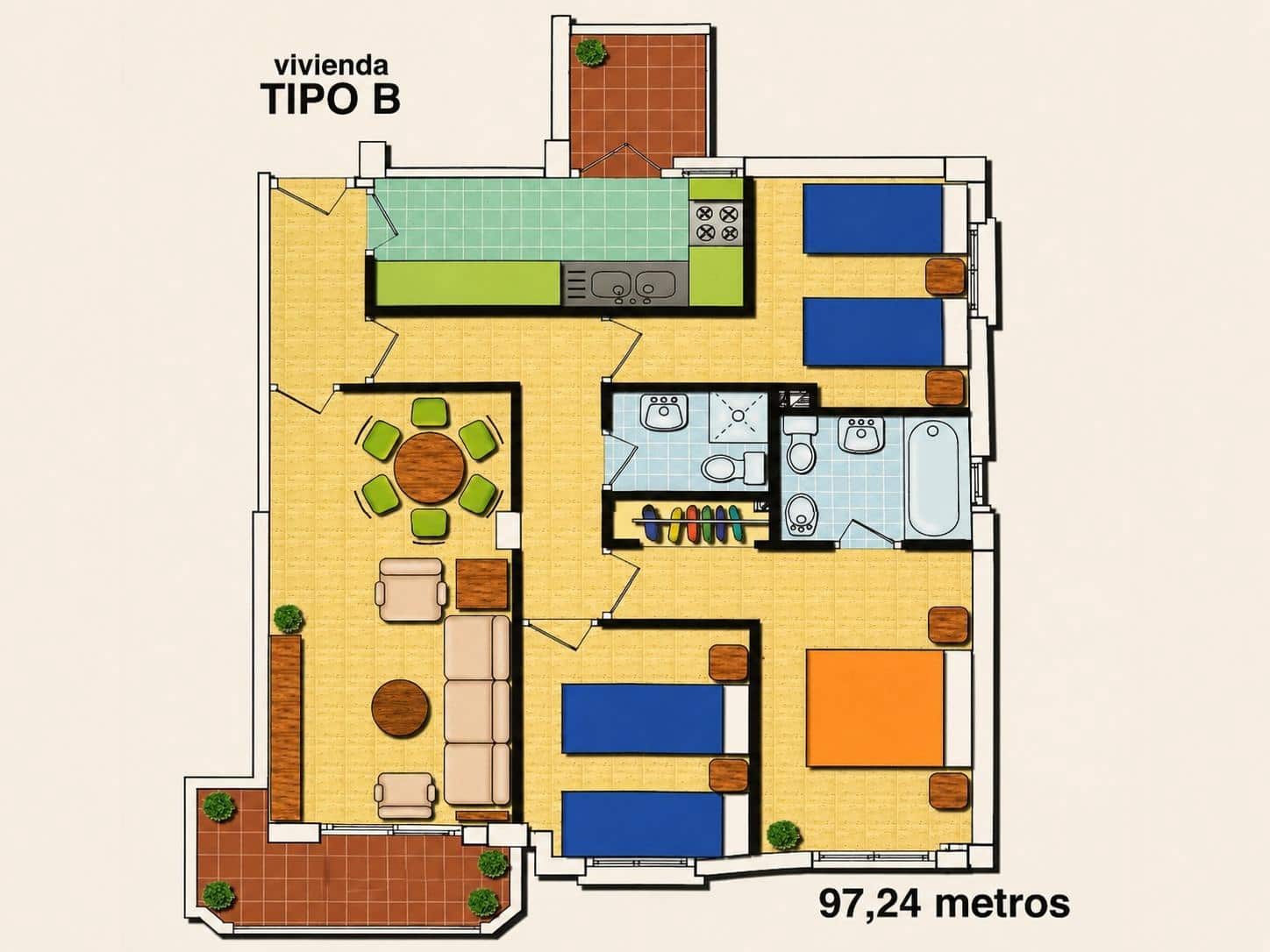 3 bedroom Flat for sale in Fuengirola with pool garage - € 389,000 (Ref: 9936552)