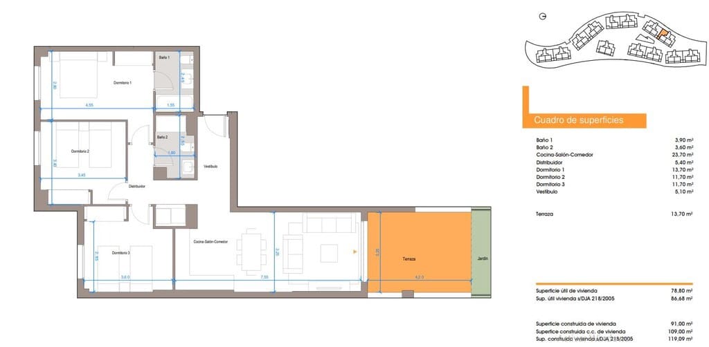 2 soveværelse Lejlighed til salg i Caleta de Velez med swimmingpool garage - € 299.999 (Ref: 10061383)
